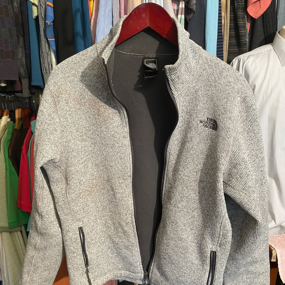 North Face Men's Full Zip Jacket / S / Grey